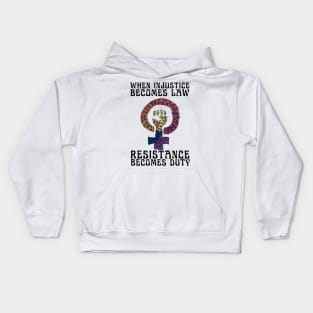 Resistance Is Our Duty Kids Hoodie